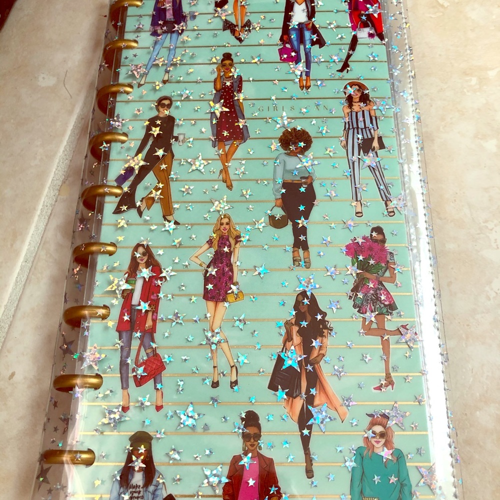 Happy planner skinny classic with jelly cover NWOT